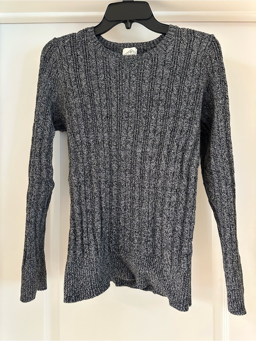 St. John's Bay Marled Crewneck Sweater in Charcoal